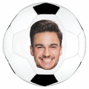 Aangepaste gezichts foto voetbal