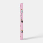 Aangepaste Gezichtsfoto Familie Gift, 4 Foto's Gez iPhone 15 Hoesje (Linkerkant)