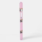 Aangepaste Gezichtsfoto Familie Gift, 4 Foto's Gez iPhone Hoesje (Linkerkant)