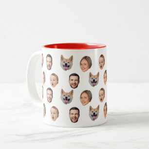 Aangepaste Gezichtsfoto Familie Mok, 4 Foto's Mok