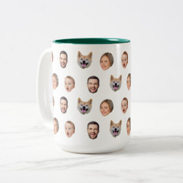 Aangepaste Gezichtsfoto Familie Mok, 4 Foto's Mok