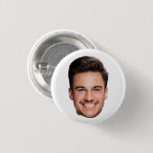 Aangepaste gezichtsfoto ronde button 3,2 cm (Voorkant /achterkant)