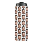 Aangepaste Gezichtsgeschenk voor Mam Verjaardagsca Thermosbeker (Voorkant)