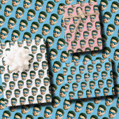 Aangepaste gezichtshoofd Huwelijks Bruidsfeest Fee Inpakpapier Vel