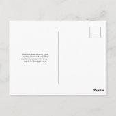 Aangepaste gezinsfoto briefkaart (Achterkant)