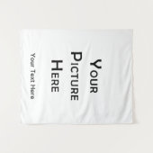 Aangepaste gezinsfoto-collagetapijt wandkleed (Voorkant (horizontaal))