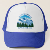 Aangepaste gezinshereniging Trip Mountain Forest H Trucker Pet (Voorkant)