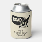 Aangepaste gezinsvakantie | Gezinsreis VS Kaart Blikjeskoeler (Blikje Voorkant)