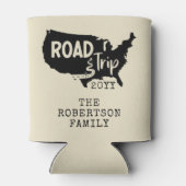 Aangepaste gezinsvakantie | Gezinsreis VS Kaart Blikjeskoeler (Achterkant)