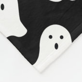 Aangepaste Ghost Halloween Fleece Blanket (Hoek)