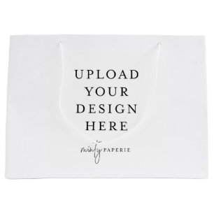 Aangepaste Gift Bag, 12,5 x 9 inch Groot Cadeauzakje