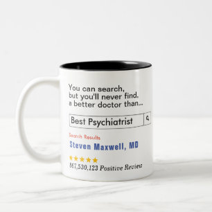 Aangepaste Gift Beste Psychiatrie Tweekleurige Koffiemok