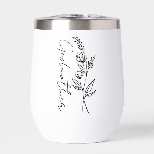 Aangepaste Gift voor Godmother, Godparent, Antie . (Voorkant)