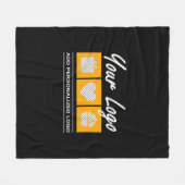 Aangepaste Gift Voor Mannen Verjaardag Hem Vader M Fleece Deken (Voorkant (Horizontaal))