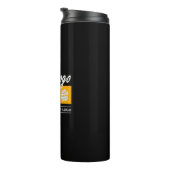 Aangepaste Gift Voor Mannen Verjaardag Hem Vader M Thermosbeker (Geroteerd rechts)