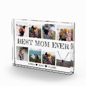 Aangepaste Gift Voor Moeder Fotocollage Acryl Blok (Rechts)