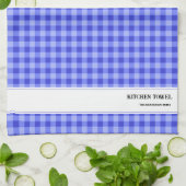 Aangepaste Gingham keukenhanddoek (Gevouwen)