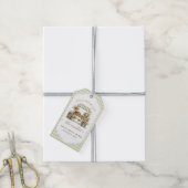Aangepaste Gingham Ze Is Net Op De Markt Cadeaulabel (Met Touw)