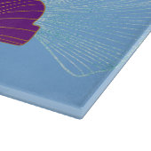 Aangepaste Ginkgo Leaf Glass snijplank (Hoek)