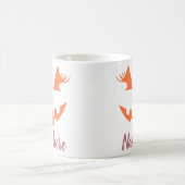 Aangepaste Girly Jack O Lantaarn Pompoen Halloween Koffiemok (Center)