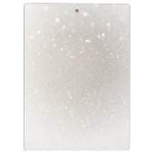 Aangepaste Glamoureuze Moderne Monogrammed Elegant Klembord (Achterkant)