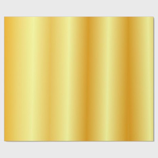 Aangepaste Glanzend Gold-look elegant, moderne Sja Cadeaupapier (Vlak)