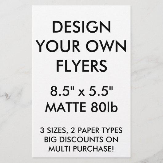 Aangepaste Glanzende brochures van 8,5 x 5,5 inch (Voorkant)