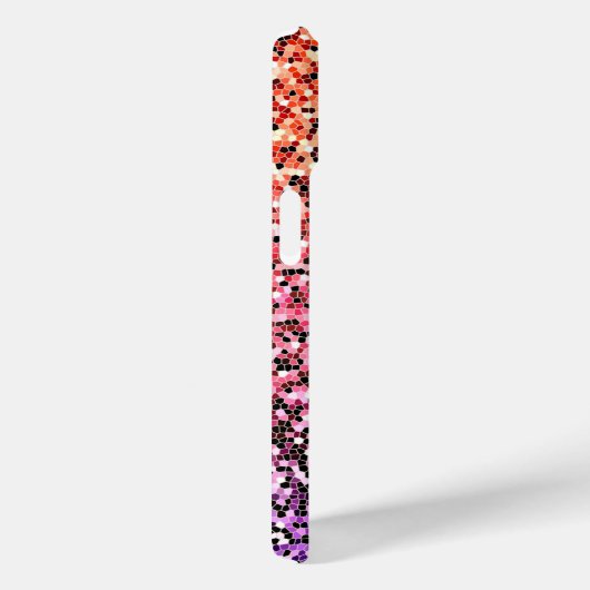 Aangepaste Glitter Rainbow iPhone Case Sparkle (Achterkant / Rechts)