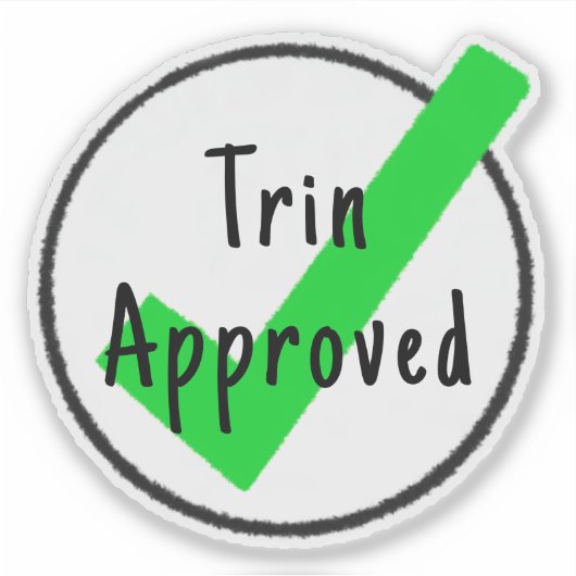 Aangepaste goedgekeurde Sticker (Voorkant)