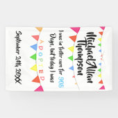 Aangepaste goedkeuring van Aangepast abonnement op Spandoek (Horizontaal)