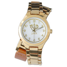 Aangepaste Gold Crown Horloge
