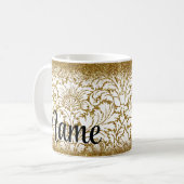 Aangepaste Gold Design Coffee Mok Cup (Voorkant links)