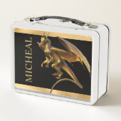 Aangepaste Gold Dragon Fantasy (Achterkant)