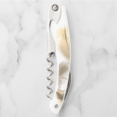 Aangepaste Gold Feathers Kurkentrekker (Voorkant)