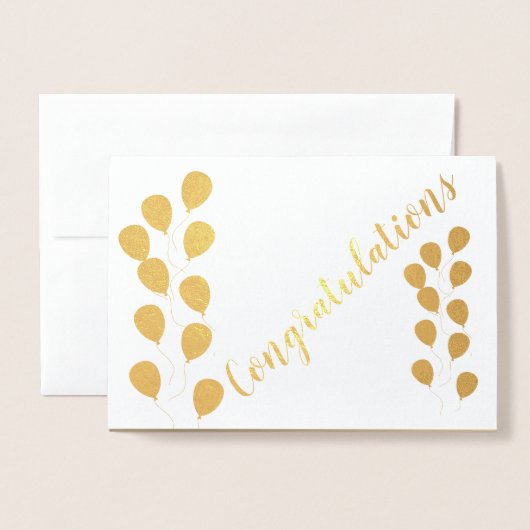 Aangepaste Gold Foil-creditcard Folie Kaarten (Voorkant met envelop)