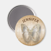 Aangepaste Gold Stars en Butterfly Magnet Magneet (Voorkant / Achterkant)