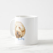 Aangepaste Golden Doodle Mok Cute Dog Cup (Voorkant links)