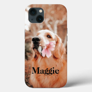 Aangepaste Golden Retriever Foto - Hondenliefhebbe iPhone 13 Hoesje