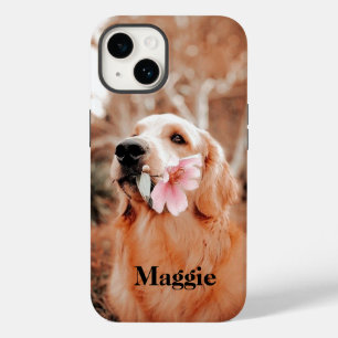 Aangepaste Golden Retriever Foto - Hondenliefhebbe Case-Mate iPhone 14 Hoesje