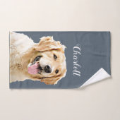 Aangepaste Golden Retriever Hond Gepersonaliseerd Bad Handdoek (Handdoek)
