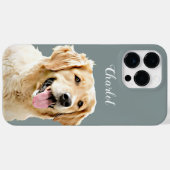 Aangepaste Golden Retriever Hond Gepersonaliseerd  Case-Mate iPhone Case (Achterkant (horizontaal))