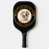 Aangepaste Golden Retriever Hond Gepersonaliseerd  Pickleball Paddle (Achterkant)