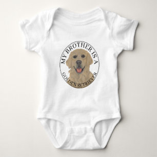 Aangepaste Golden Retriever Romper