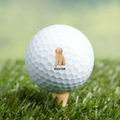 Aangepaste Goldendoodle-foto Golfballen (Insitu Shirt)