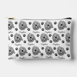 Aangepaste Goldendoodle Hond gepersonaliseerde tek Etui