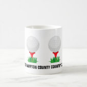 Aangepaste Golf Ball Coffee Mok (Center)