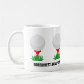 Aangepaste Golf Ball Coffee Mok (Links)