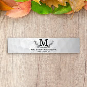 Aangepaste Golf Ball Pattern Name Monogram Age Korte Tafelloper