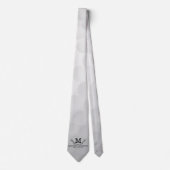 Aangepaste Golf Ball Pattern Name Monogram Age Stropdas (Voorkant)