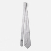 Aangepaste Golf Ball Pattern Name Monogram Age Stropdas (Achterkant)